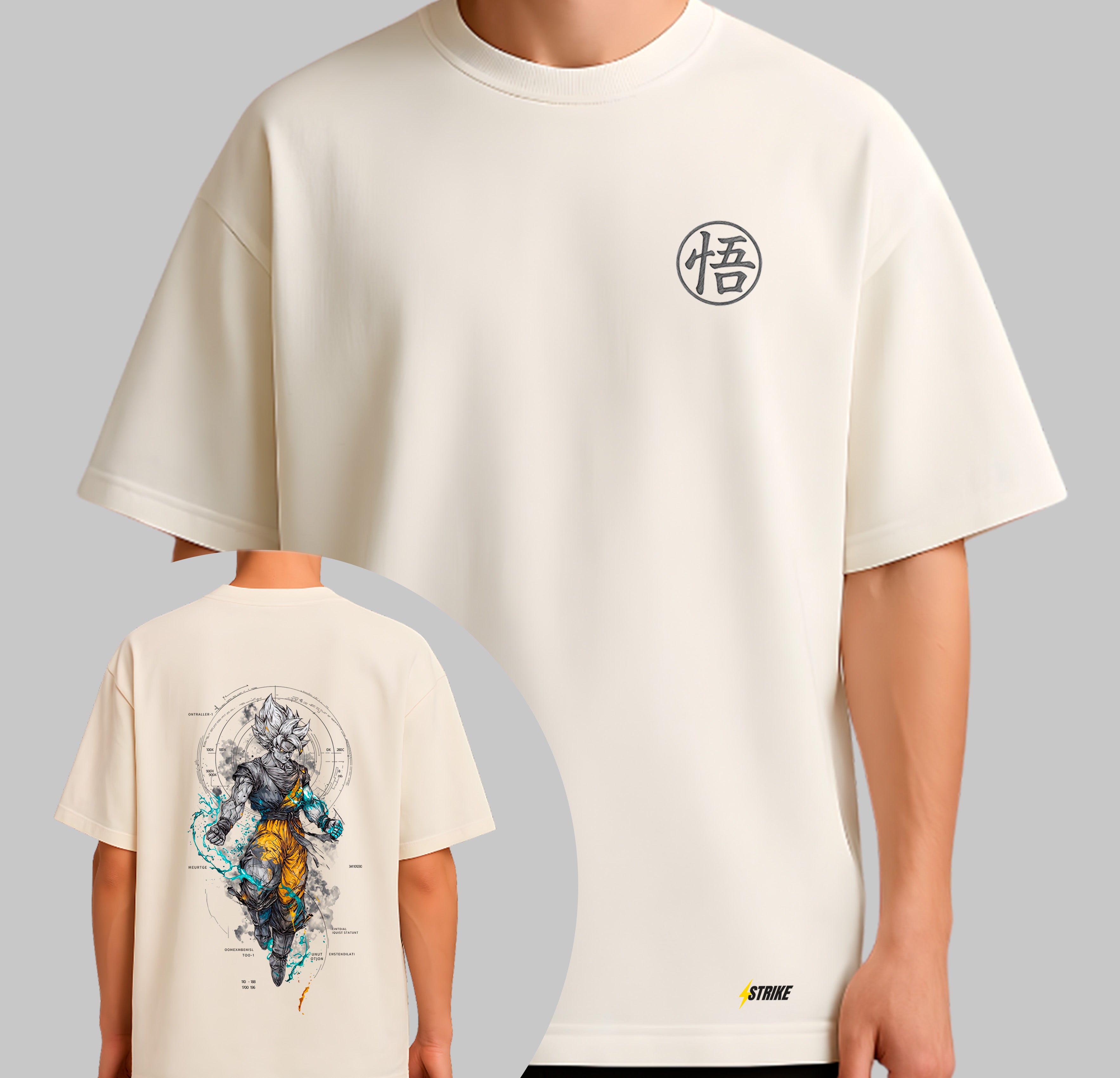 Oversized Off-White - GOKU