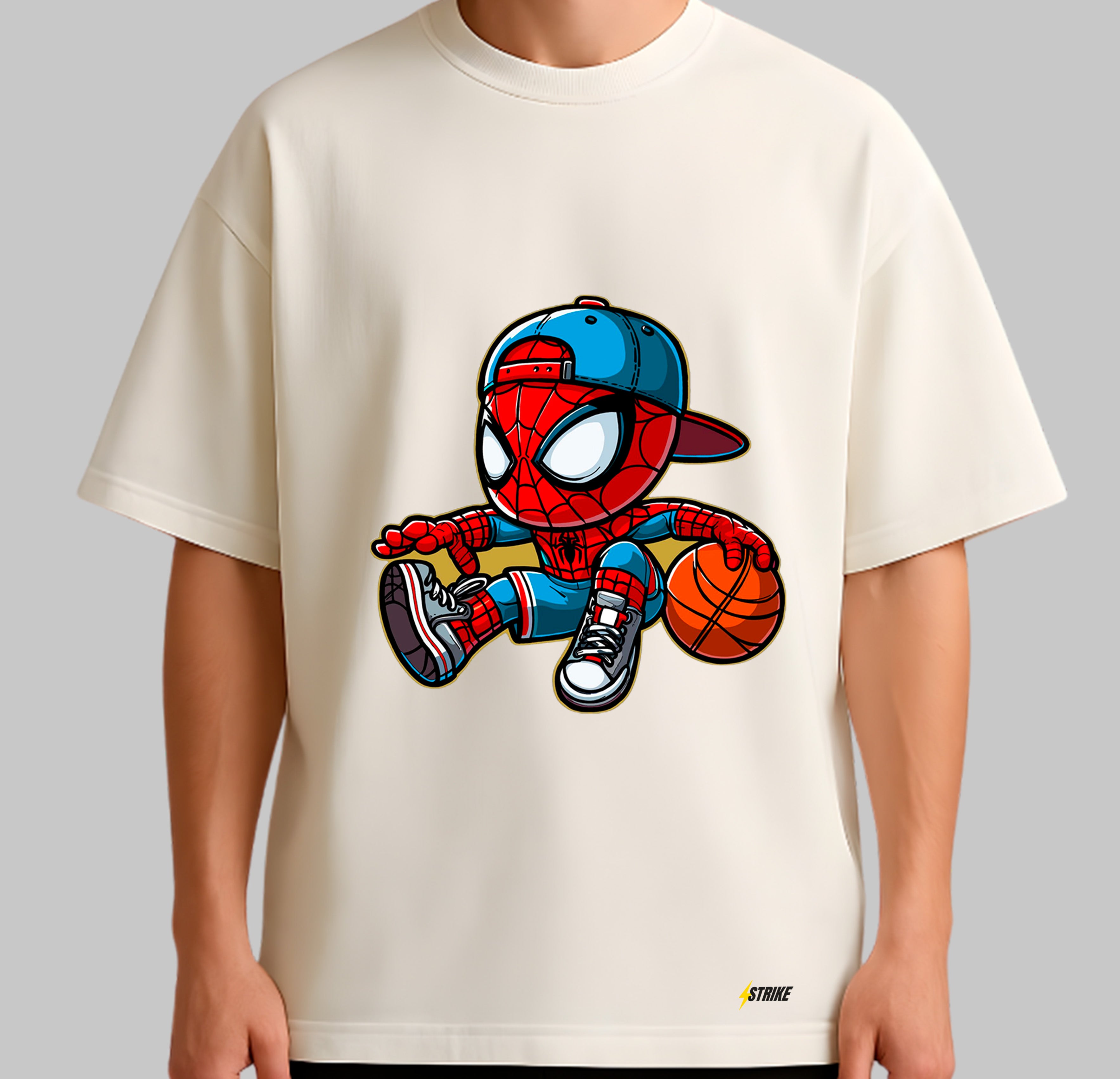 Oversized Off-White - SPIDER BASKETKID