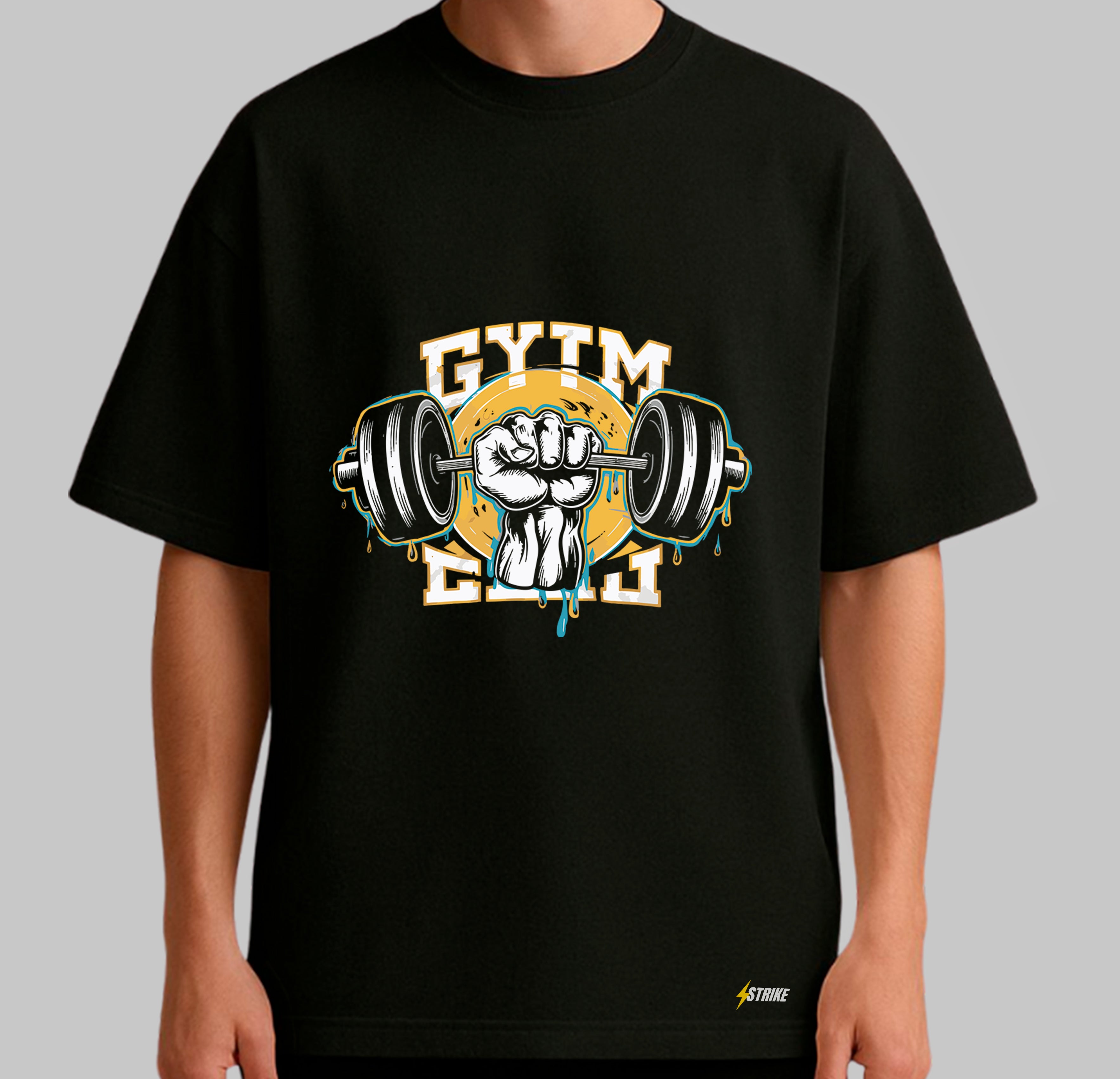 Oversized Preta - GYM DUMBBELL