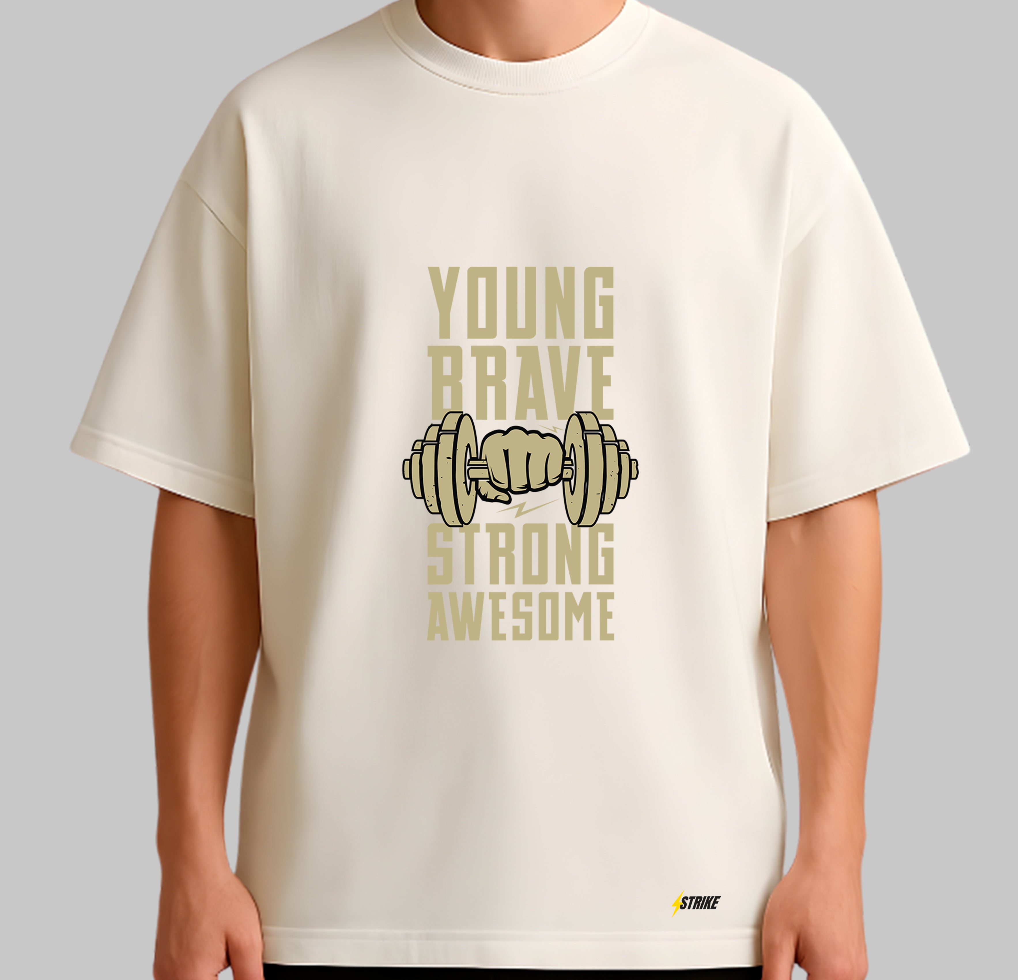 Oversized Off-White - YOUNG BRAVE