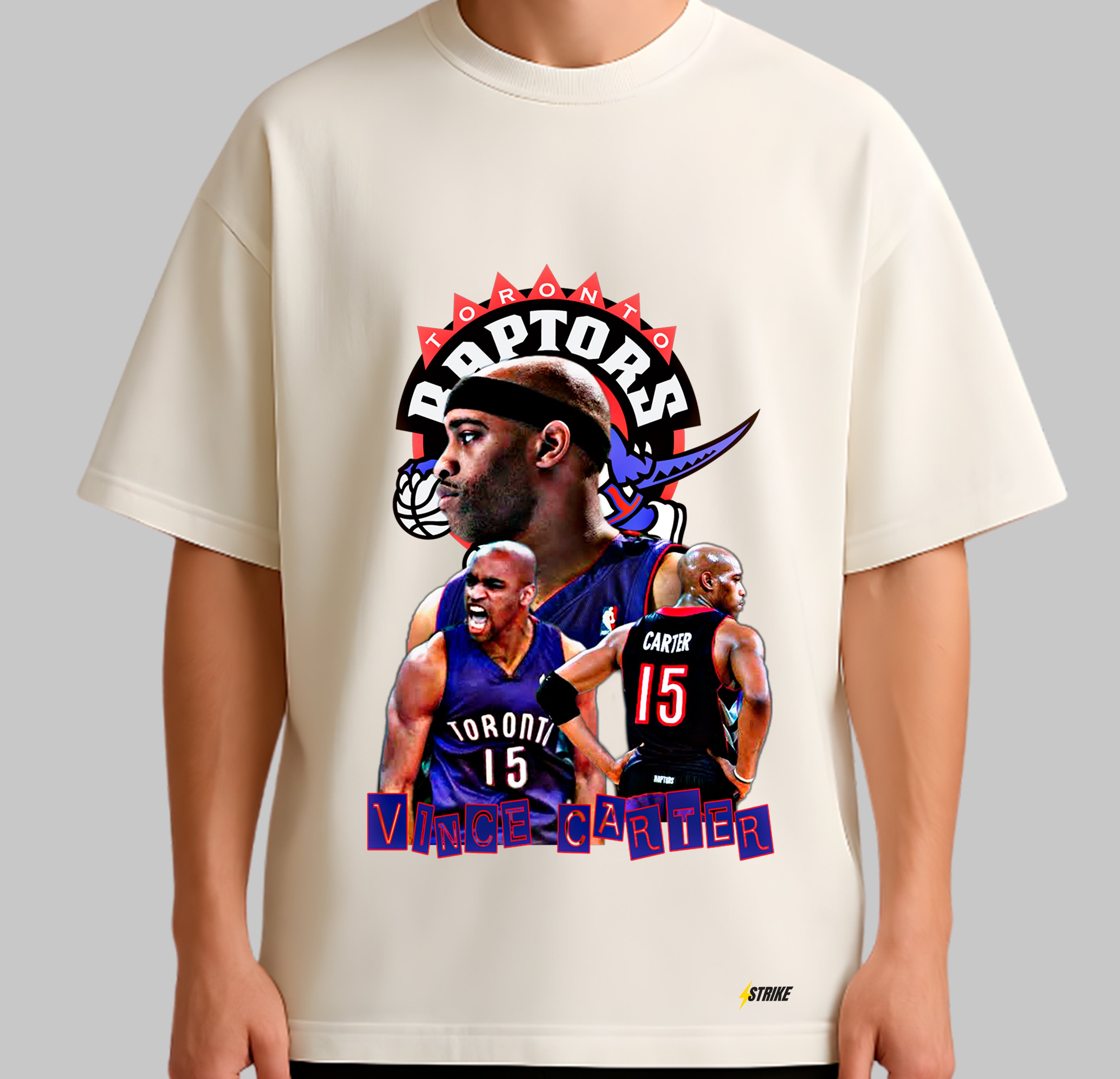 Oversized Off-White - VINCE CARTER - RAPTORS