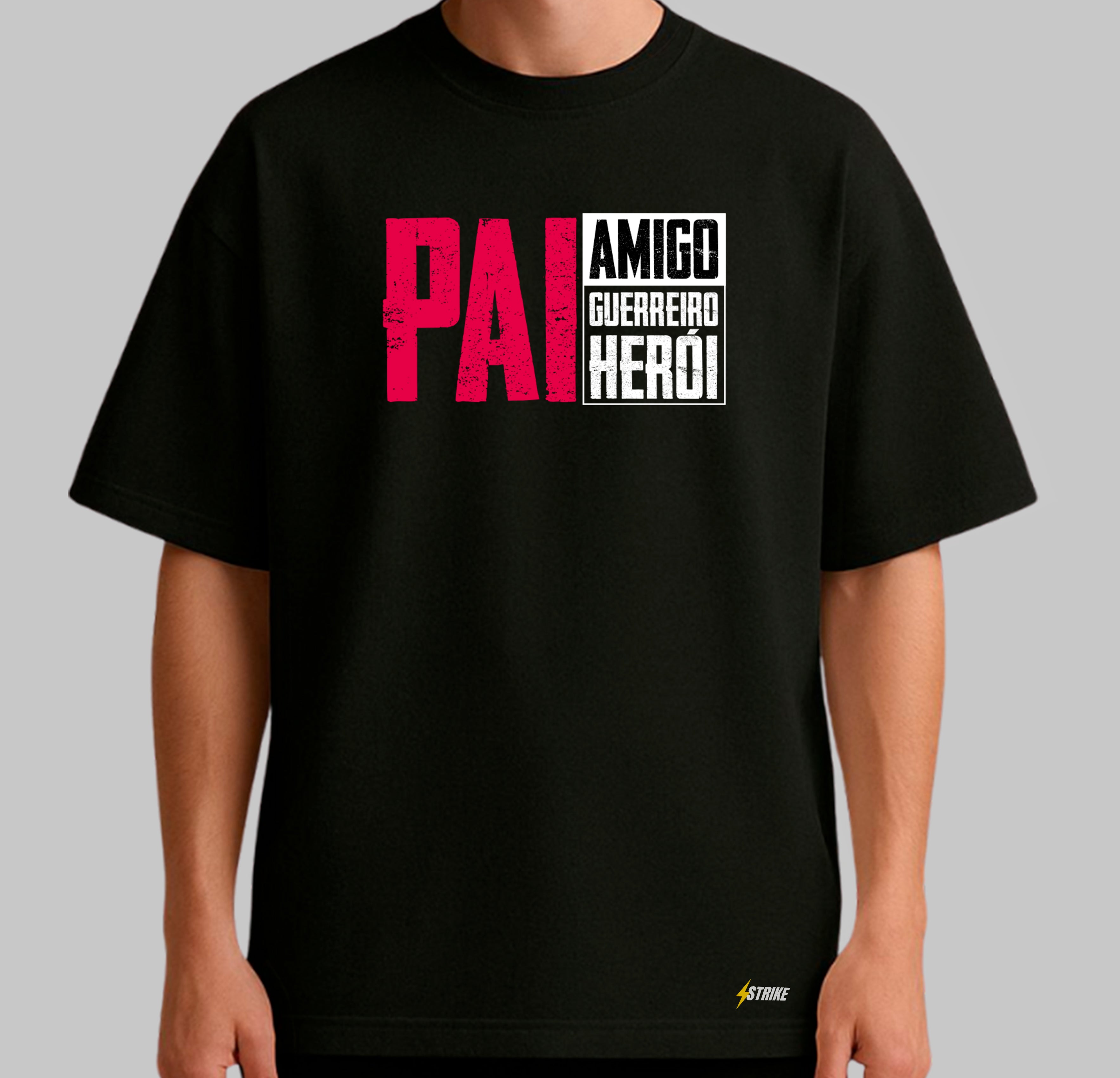 Oversized Preta - PAI AMIGO