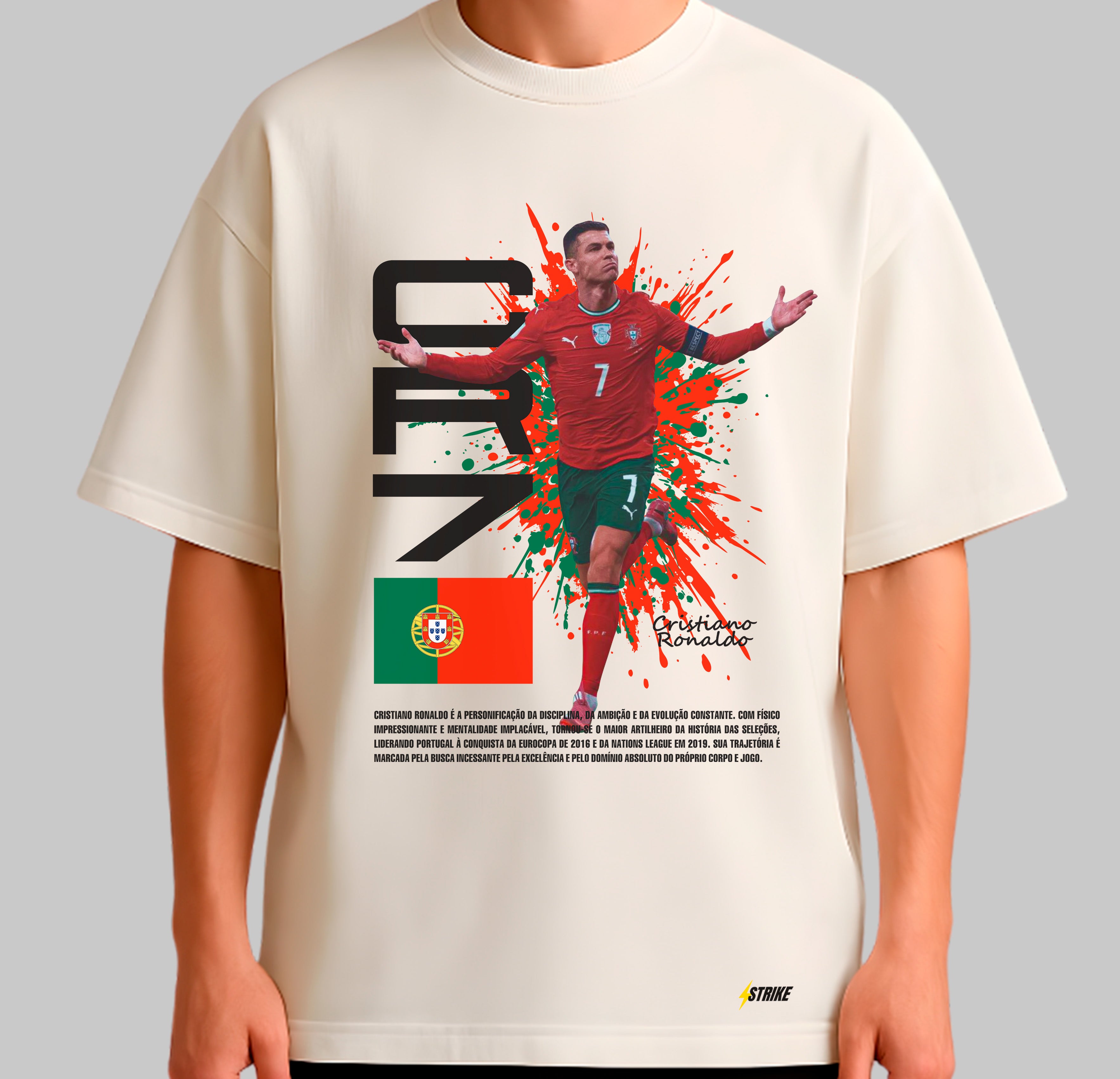Oversized Off-White - CRISTIANO RONALDO PORTUGAL