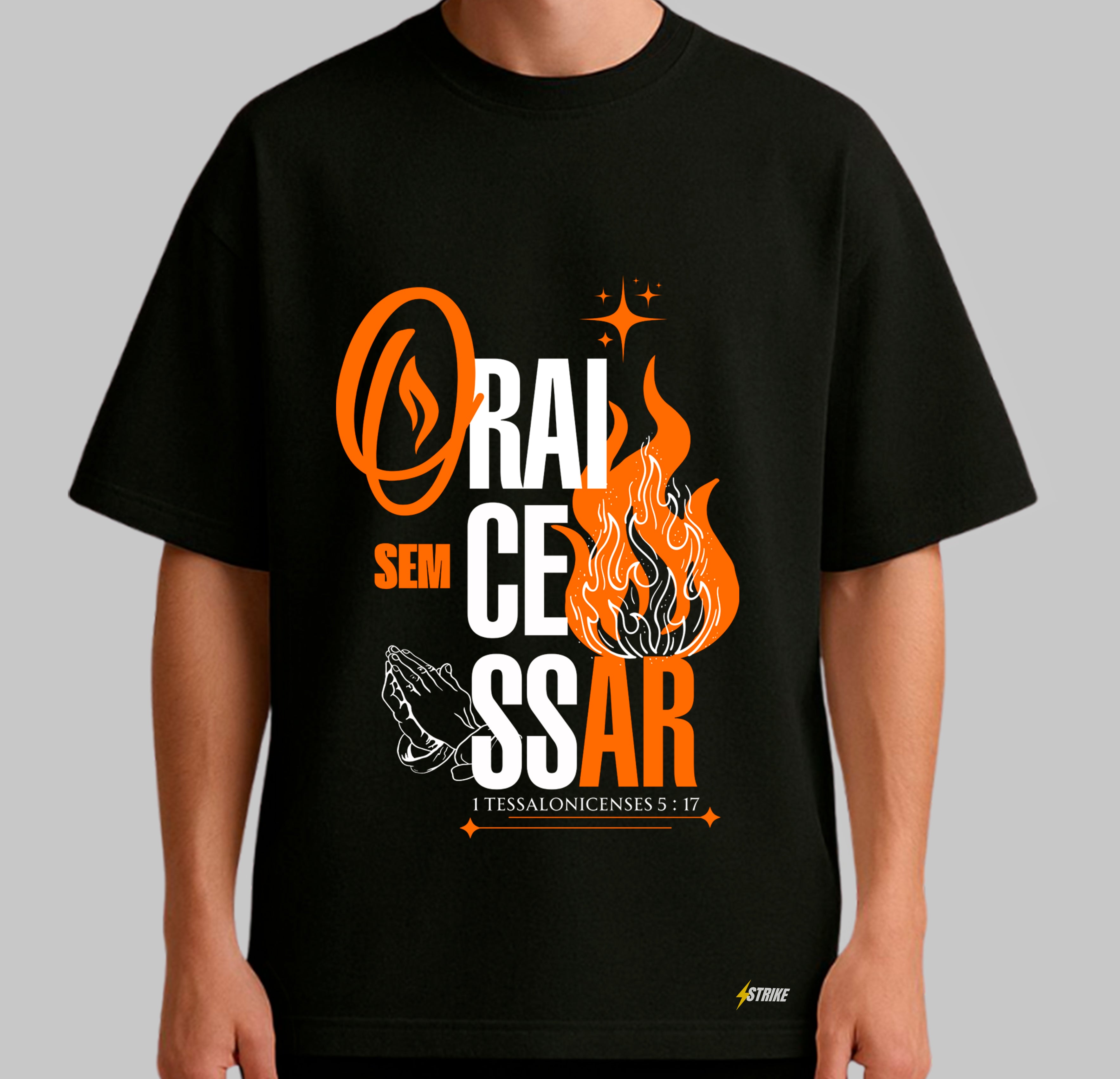 Oversized Preta - ORAI SEM CESSAR