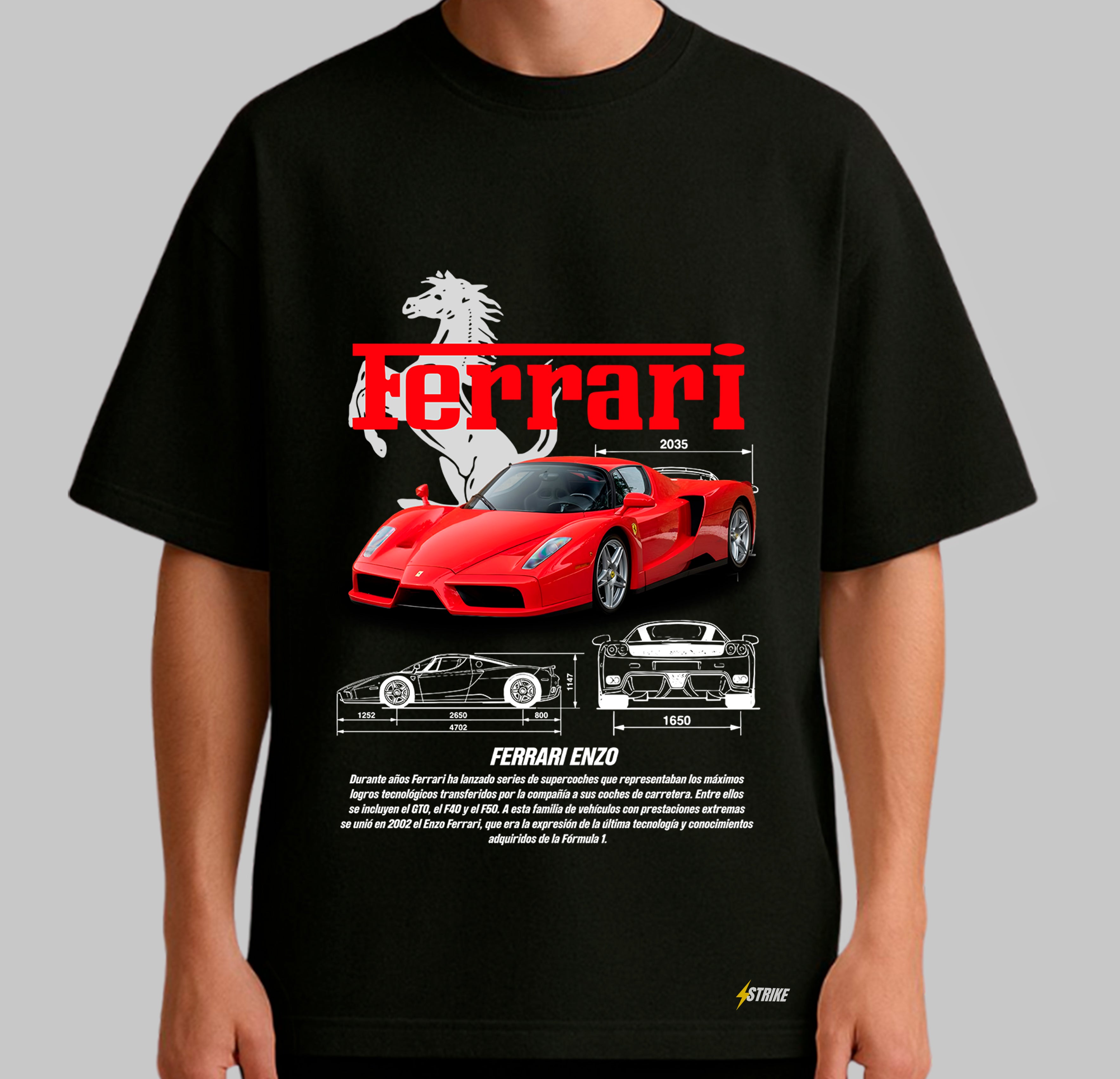 Oversized Preta - Ferrari Enzo