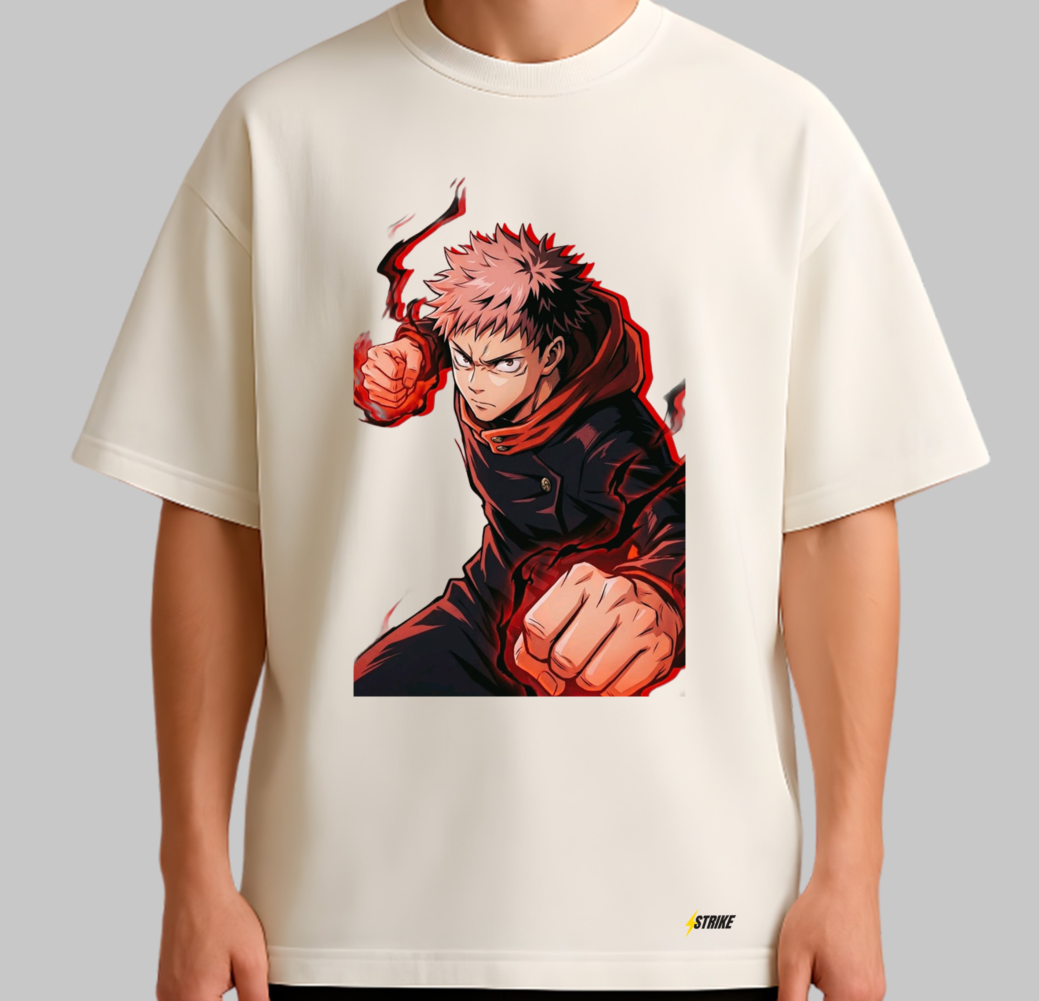 Oversized Off-White - YUJI ITADORI