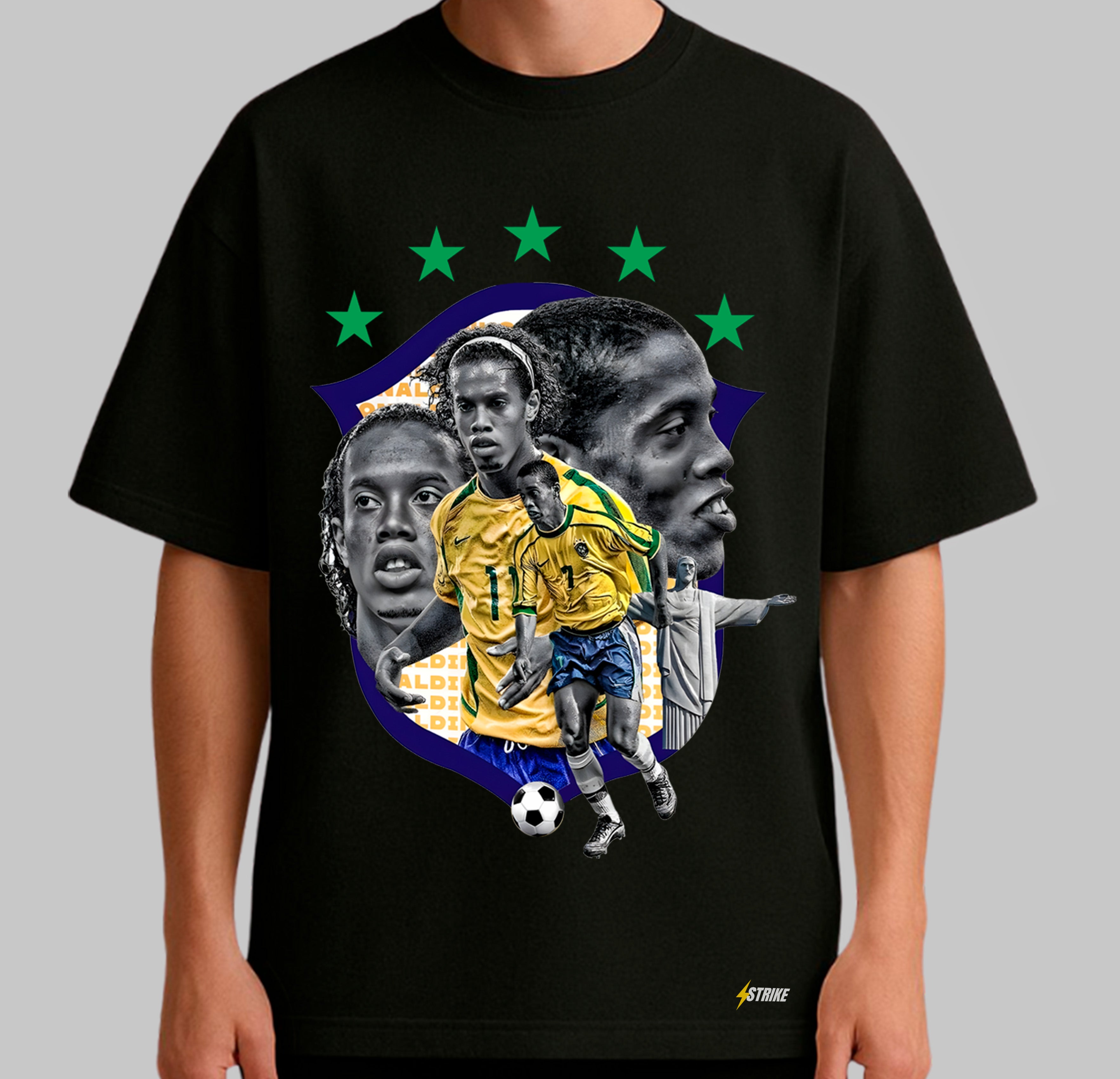 Oversized Preta - RONALDINHO GAÚCHO