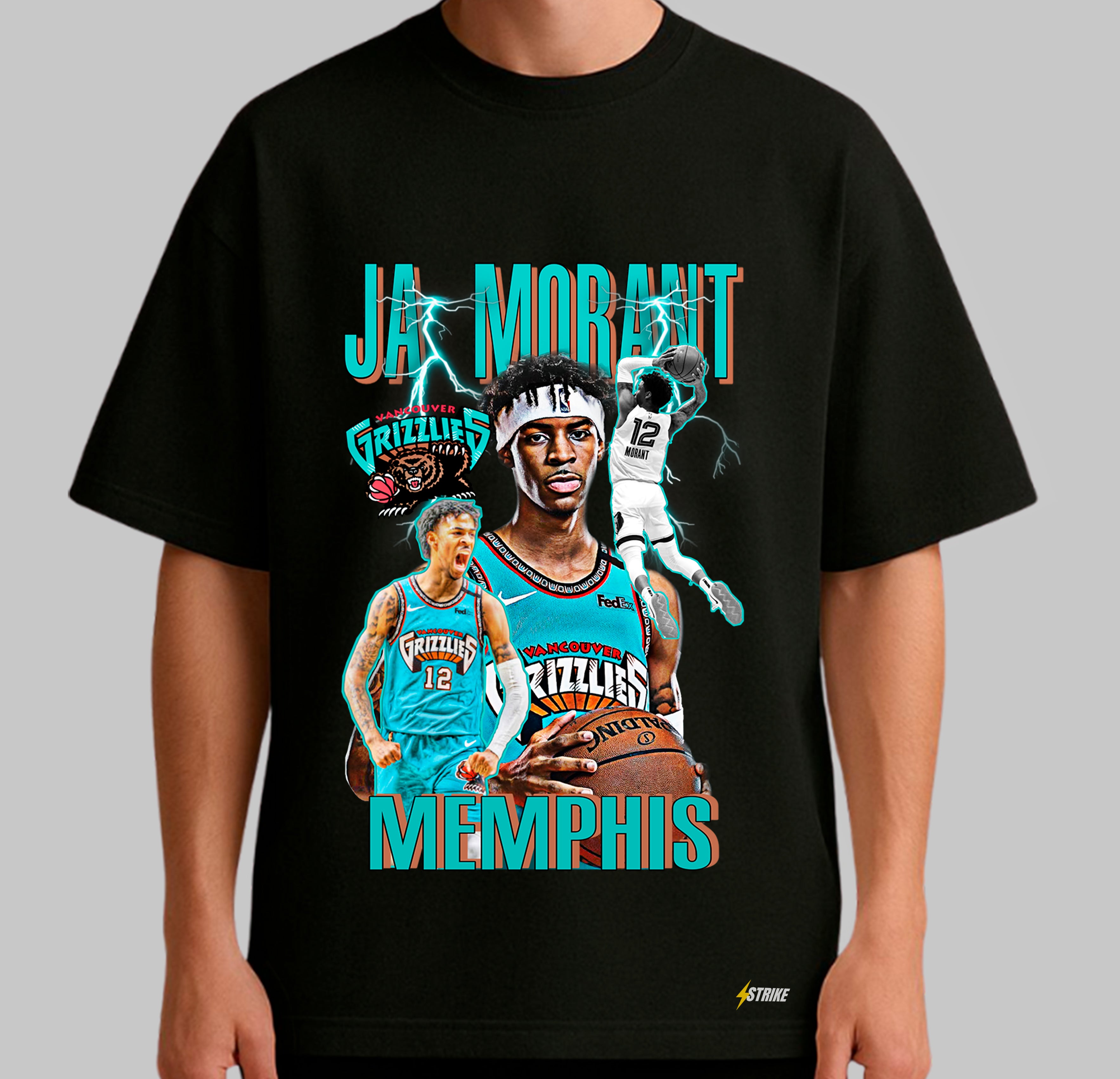 Oversized Preta - MEMPHIS - JA MORANT
