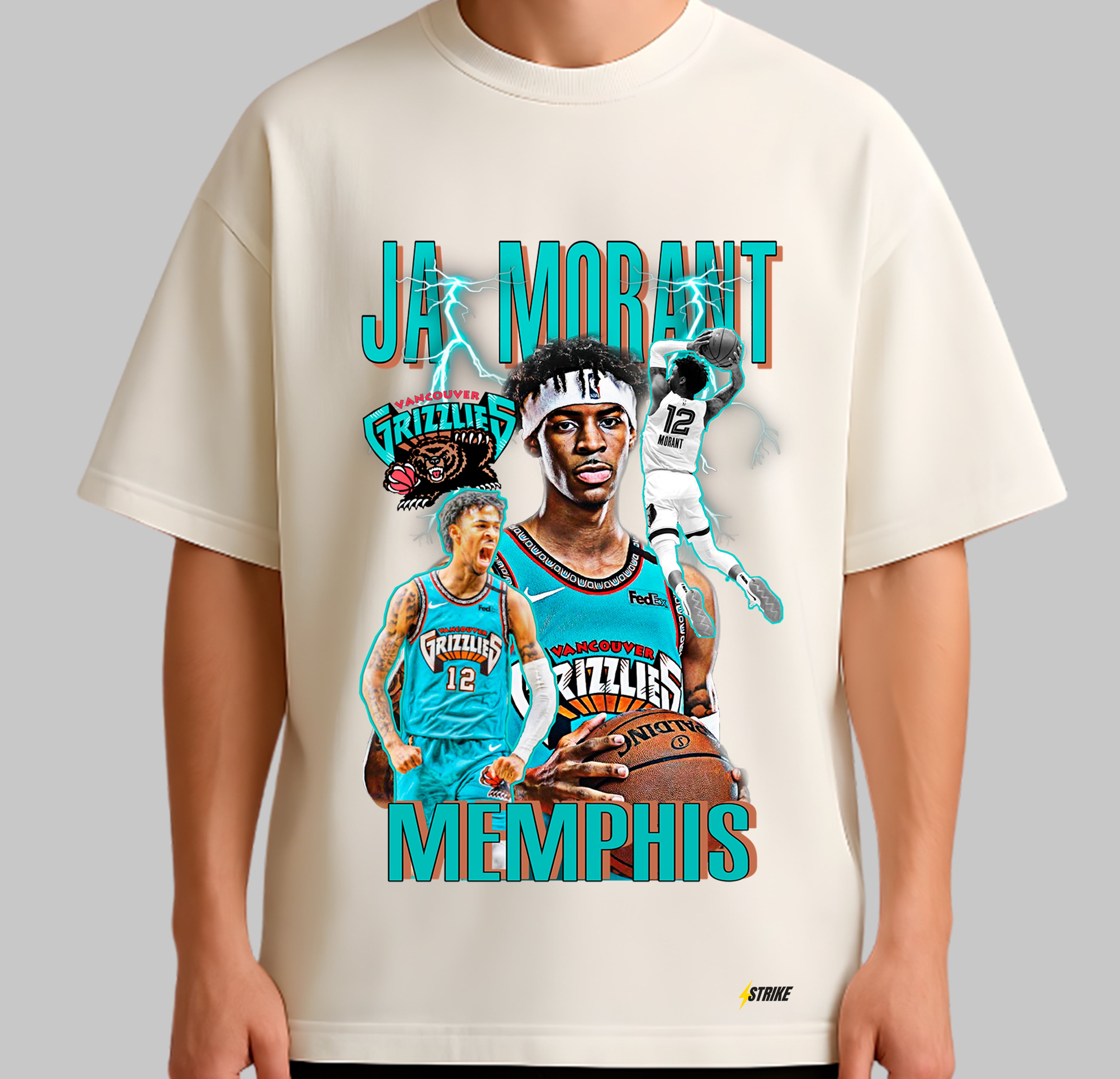 Oversized Off-White - MEMPHIS - JA MORANT