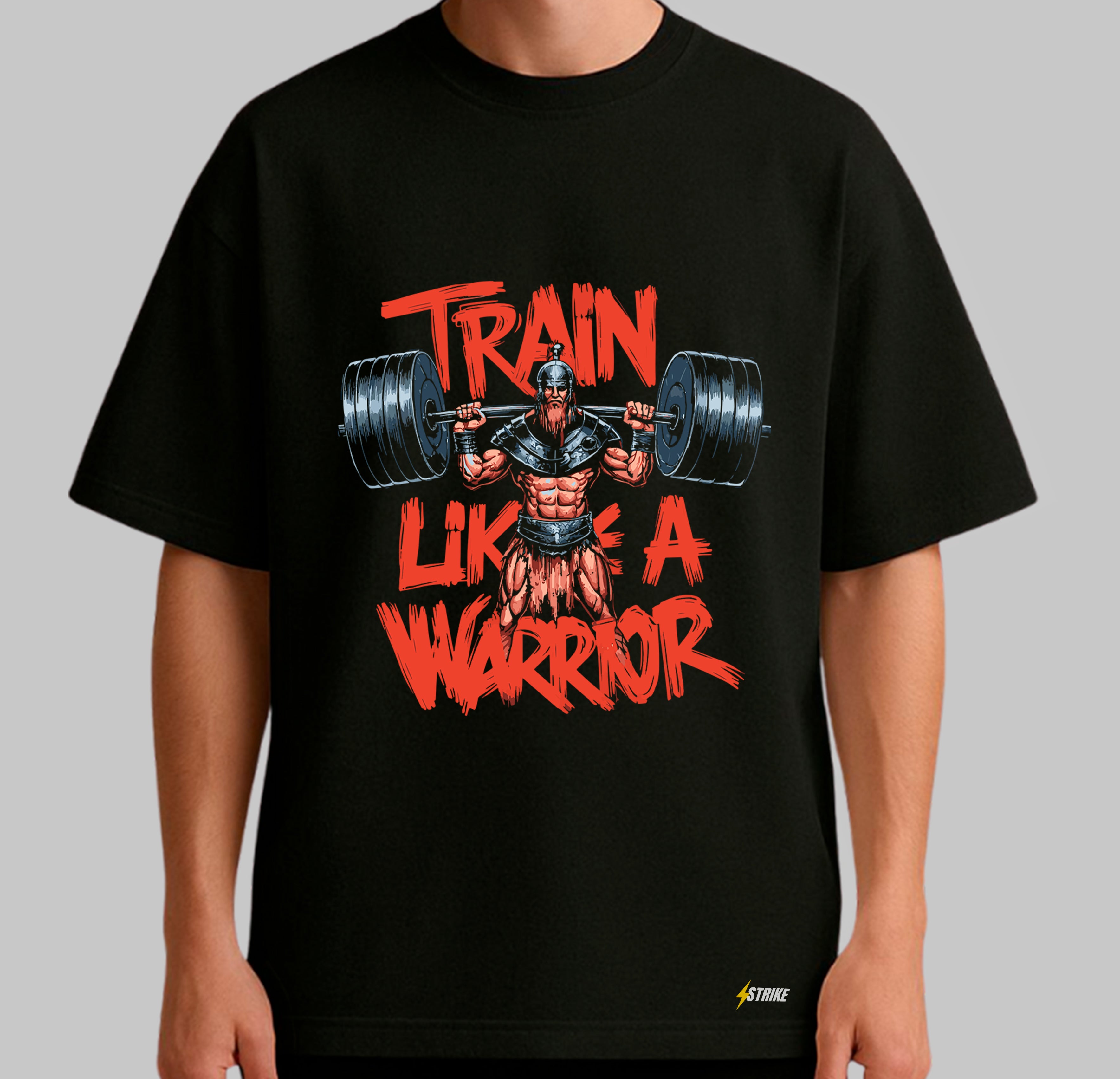 Oversized Preta - TRAIN LIKE A WARRIOR