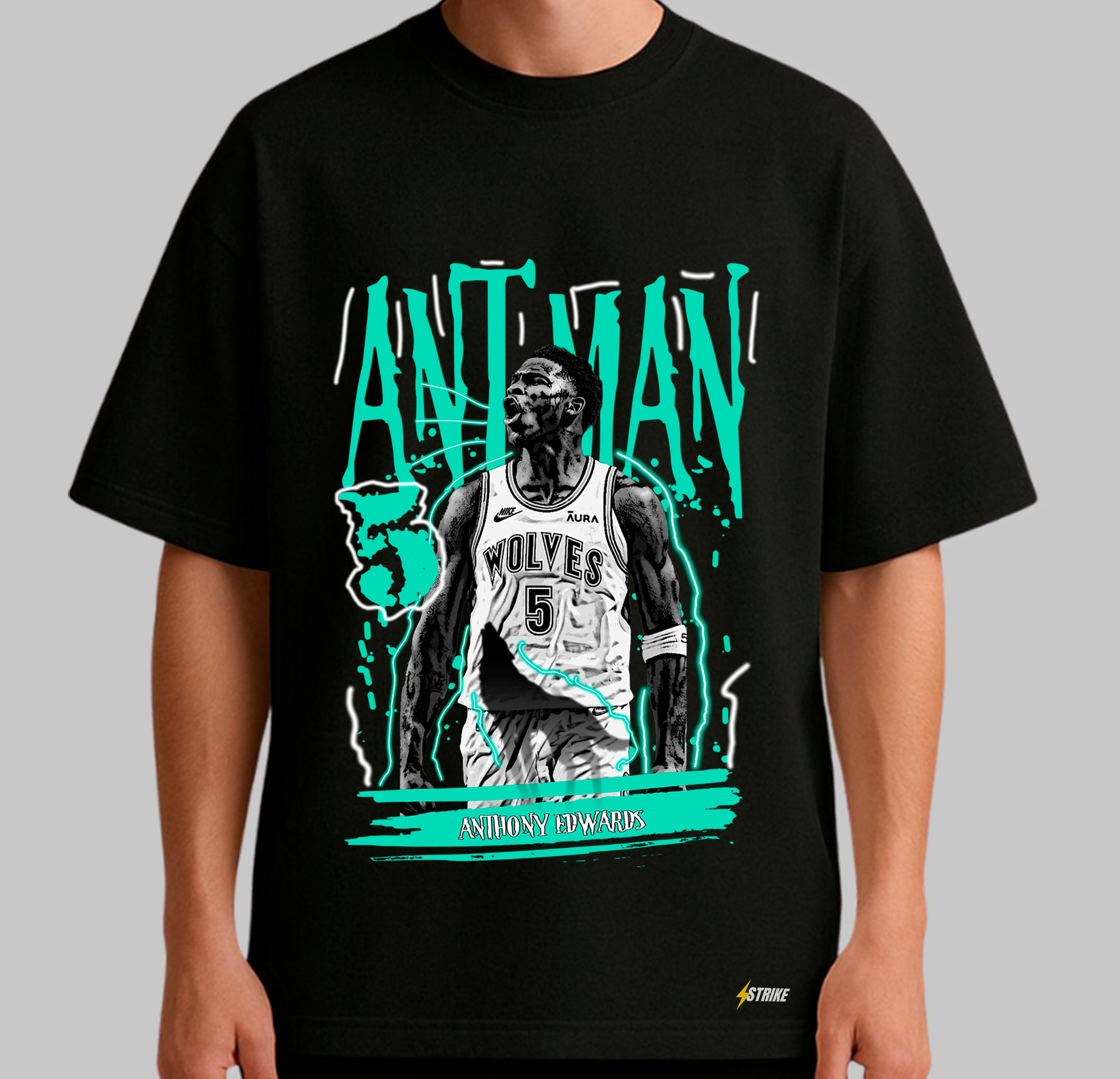 Oversized Preta - ANTMAN