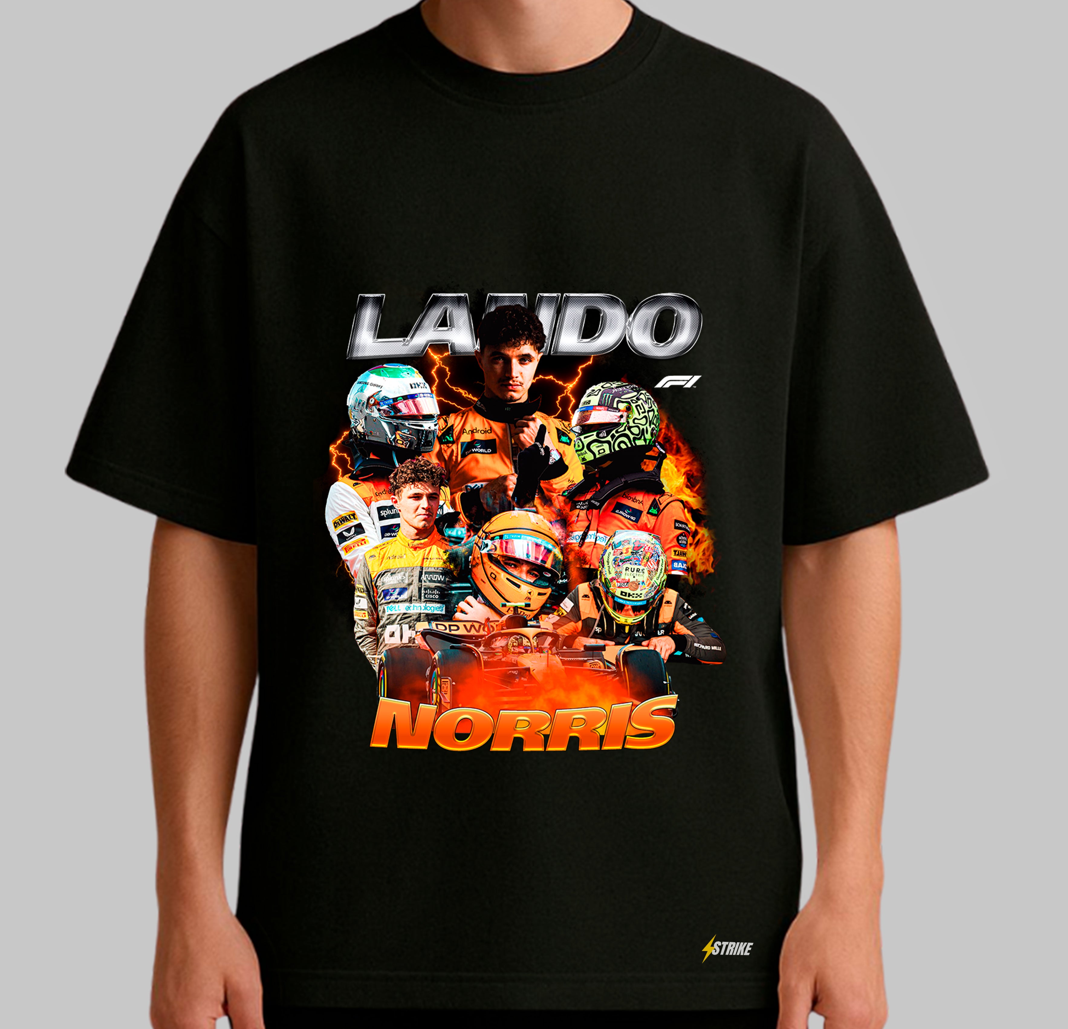 Oversized Preta - LANDO NORRIS