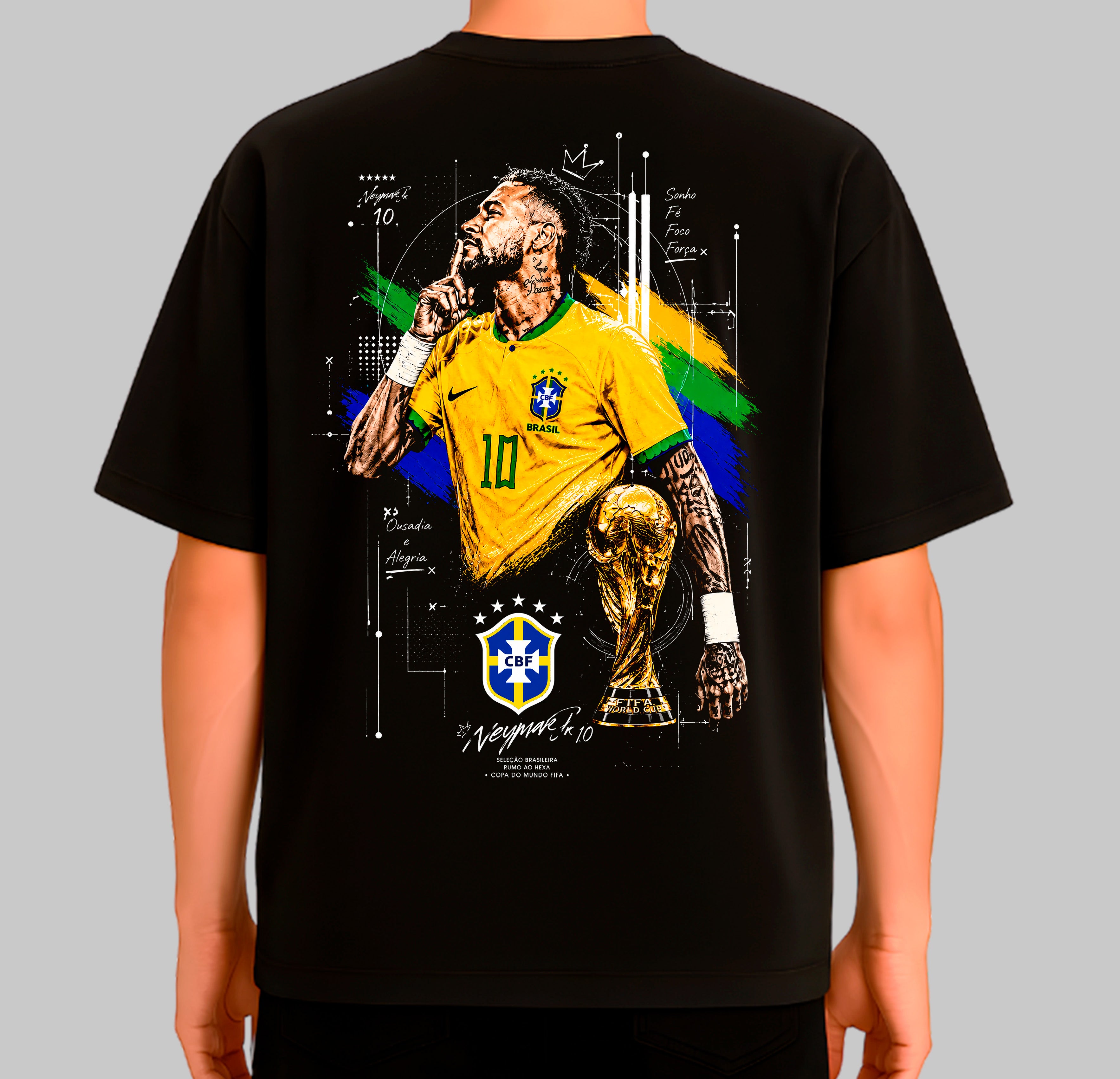 Oversized Preta - NEYMAR