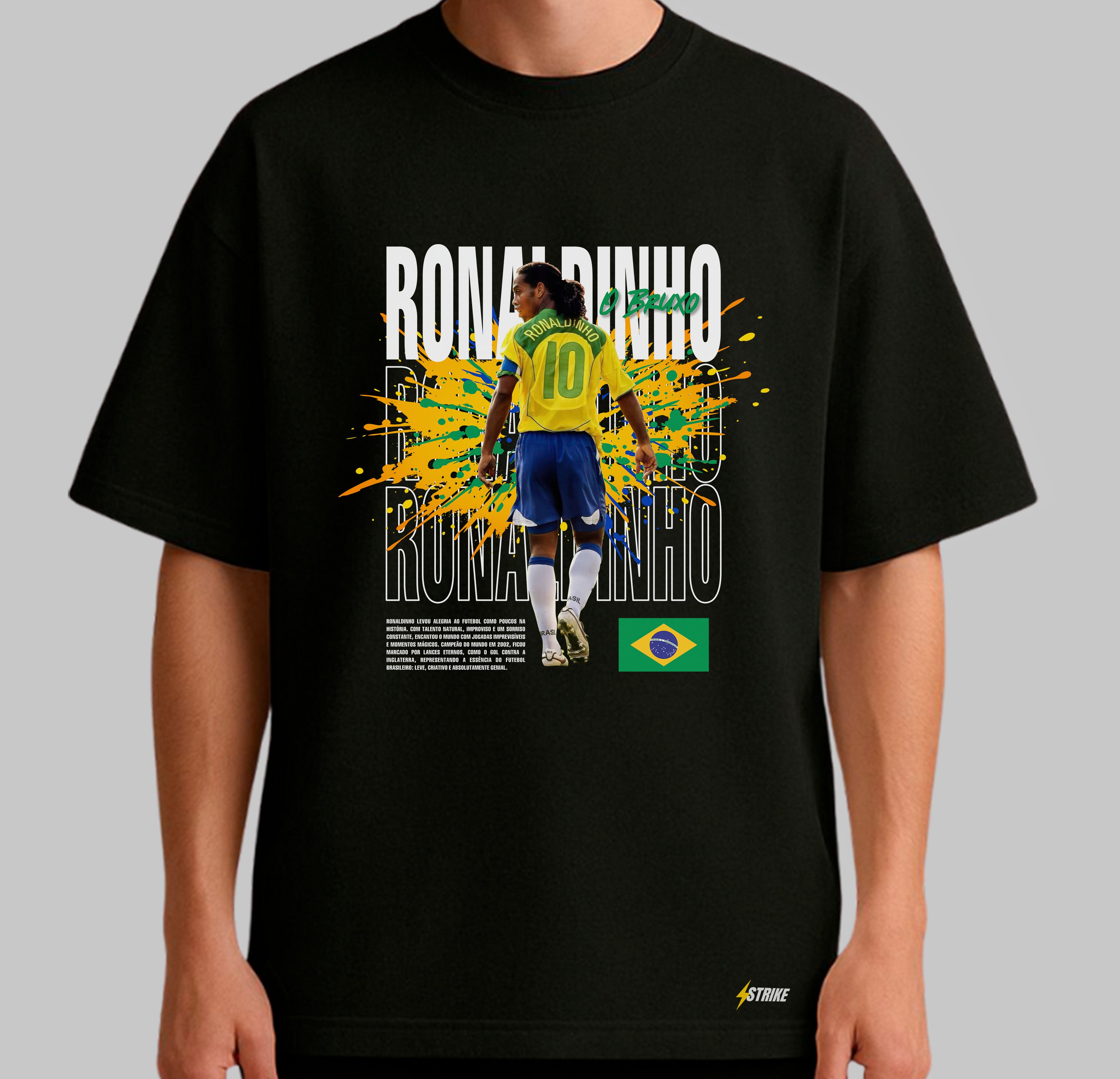 Oversized Preta - RONALDINHO GAÚCHO