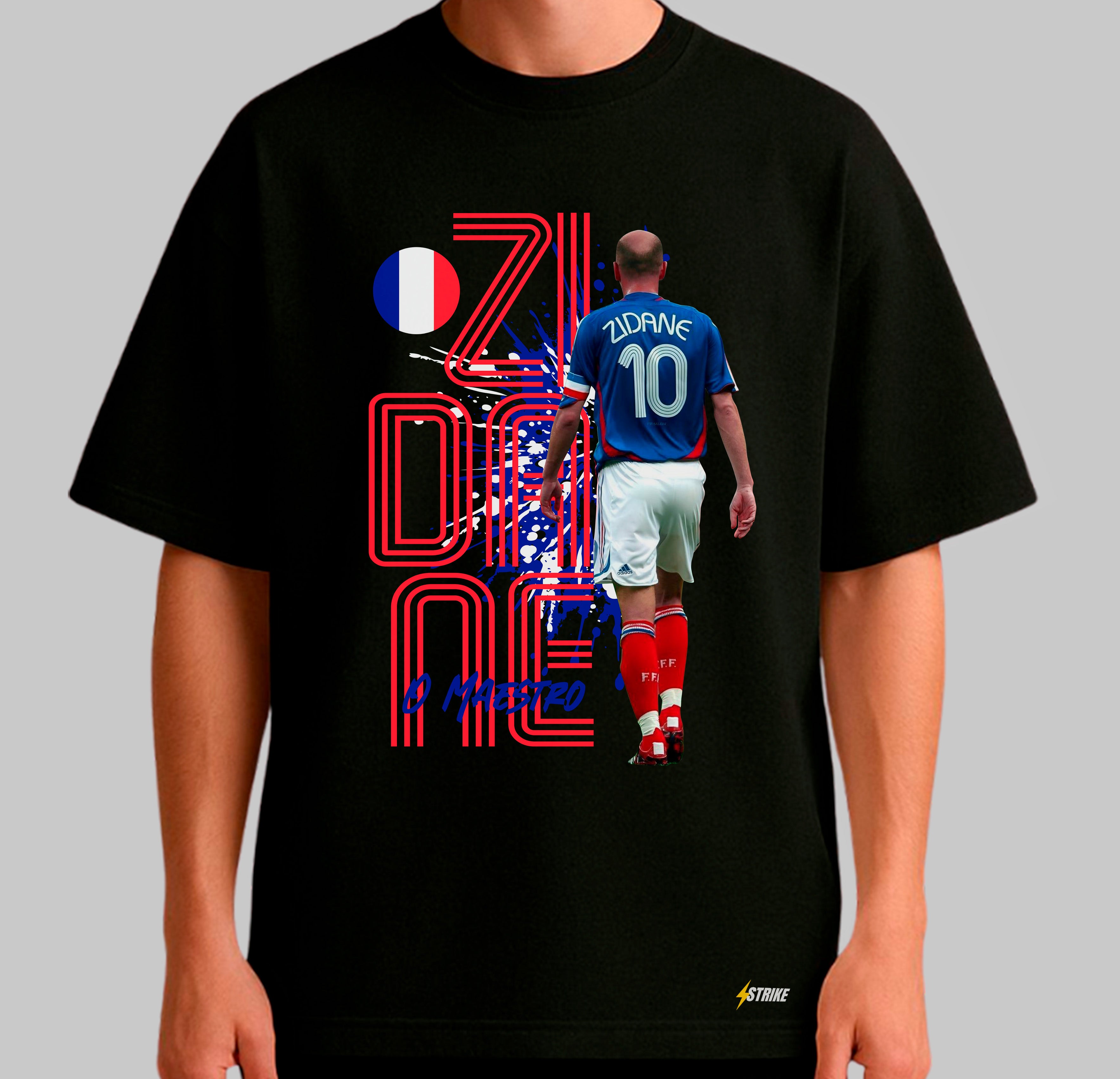 Oversized Preta - ZINEDINE ZIDANE