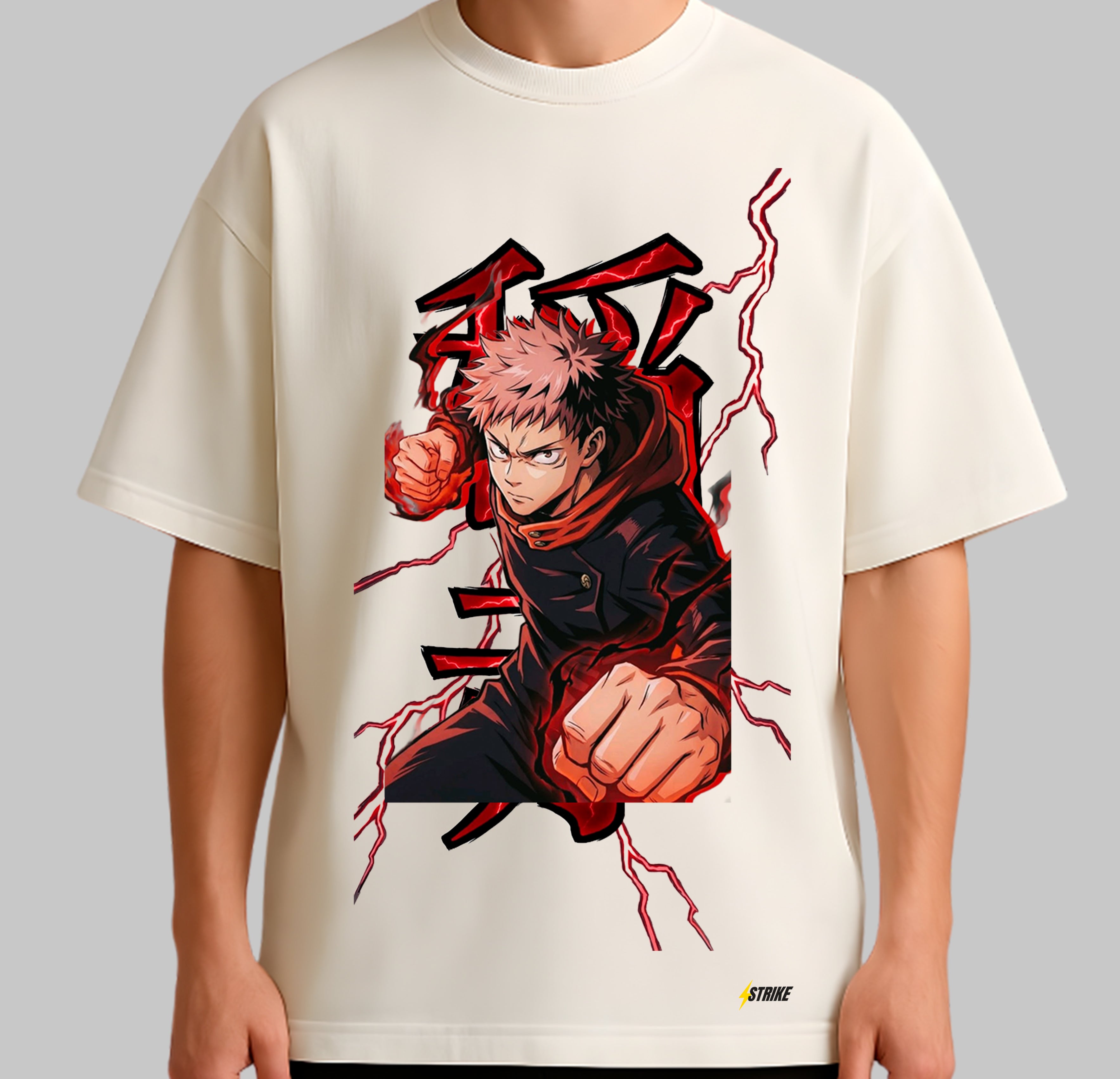 Oversized Off-White - YUJI ITADORI